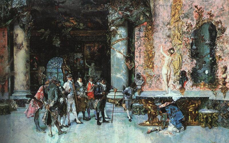 Mariano Fortuny y Marsal The Choice of a Model oil painting image